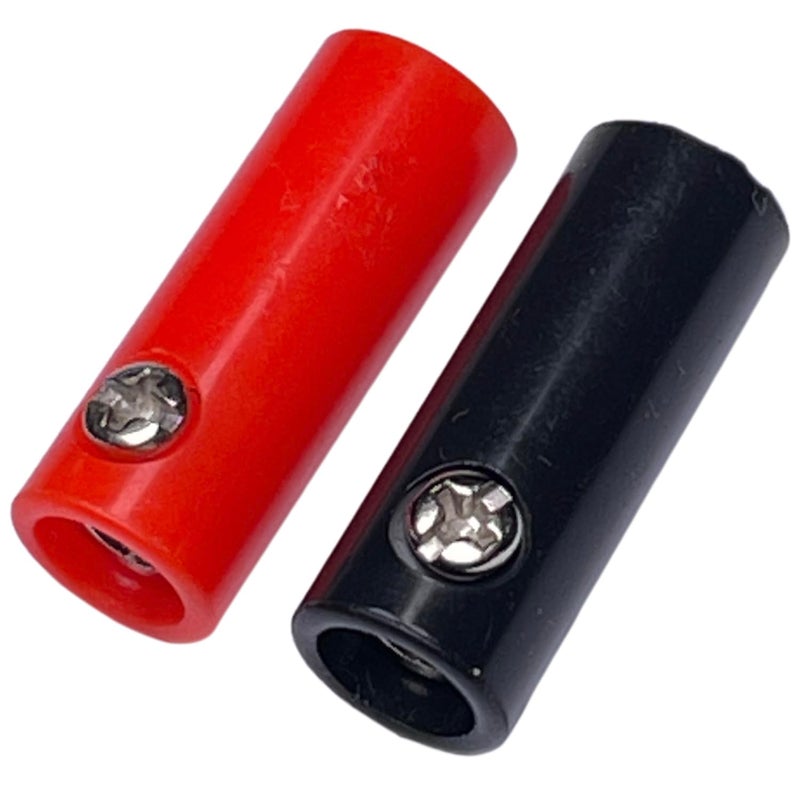 CESS Banana Female Jack Screw Connect, Solder-Free, 4mm Banana Jack, Black and Red, 5 Pairs - Image 3